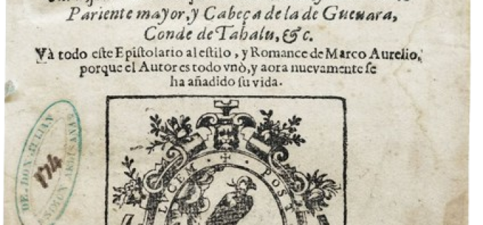 Antonio de Guevara Noroña y su «arte de humanidad» – José Biedma López