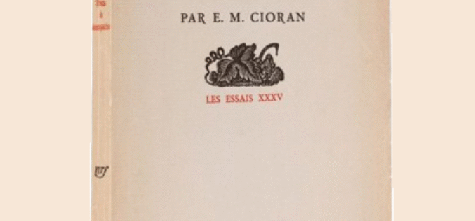 «Une poussière éprise de fantômes, – tel est l’homme» – Sobre Cioran – Luis Roca Jusmet