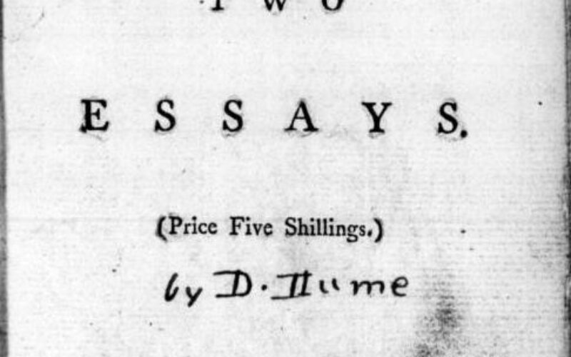 «Sobre el suicidio» / «On Suicide» [from «Two essays»], de David Hume – Traducción directa del inglés por José Biedma López