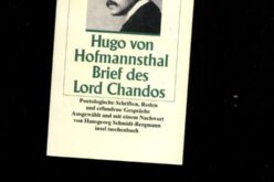 Hofmannsthal y el lenguaje más allá de sí mismo – Antonio Costa Gómez