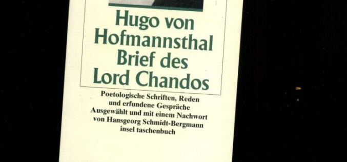 Hofmannsthal y el lenguaje más allá de sí mismo – Antonio Costa Gómez