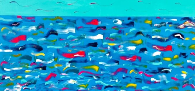 Un mar de colores – Pinturas de Manu Garrido [Con motivo de la inauguración de una exposición de su trabajo artístico en «Trocadero Casa de Botes» / Muelle Uno de Málaga – Málaga – Jueves 17 de Octubre de 2024] – Sebastián Gámez Millán